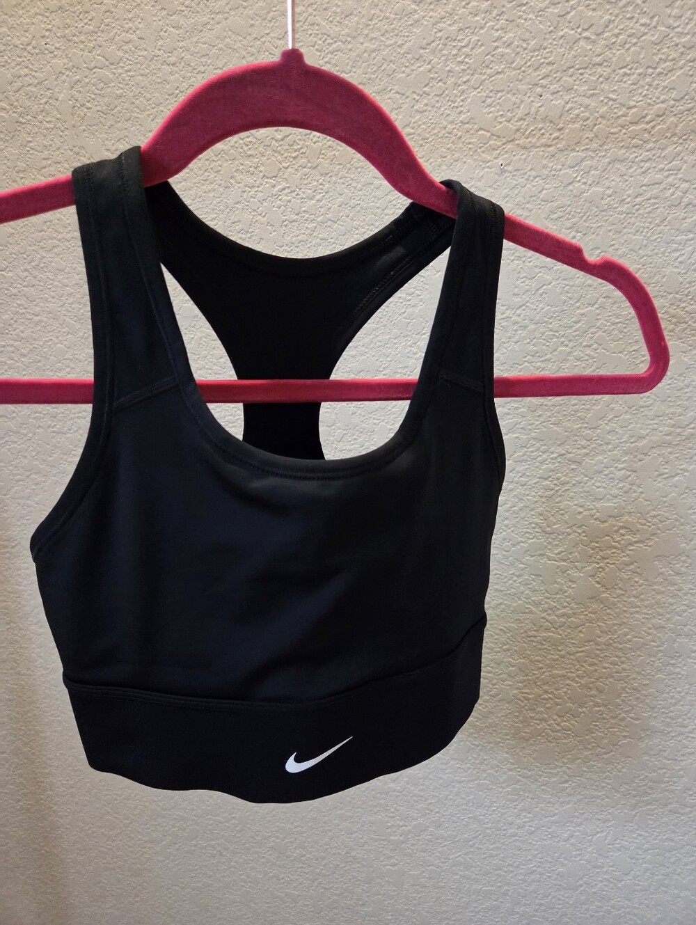Nike Women's Black Racerback Sports Bra - Dri-FIT Support- Size Small